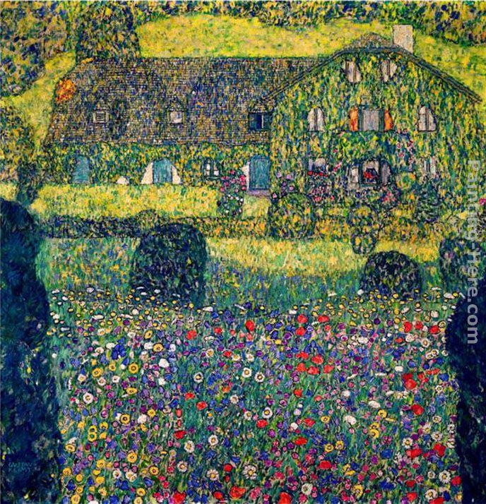 Gustav Klimt Country House on Attersee Lake, Upper Austria